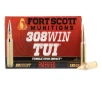 Fort Scott Munitions TUI 150 gr Solid Copper  308 Winchester Ammunition - 20 Rounds