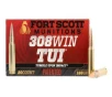 Fort Scott Munitions TUI 168 gr Solid Copper  308 Winchester Ammunition - 20 Rounds