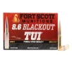 Fort Scott Munitions TUI 235 gr Solid Copper 8 6 Blackout Ammunition - 20 Rounds