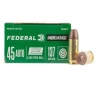 Federal American Eagle Indoor Range Training  45 ACP 137gr Lead Free IRT - Box of 50