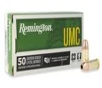 UMC Handgun  9mm Luger  115 Grain  Jacketed Hollow Point  1145 fps
