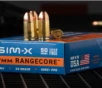 9mm 50 Grain RN Range Core SIM-X Ammunition -  500