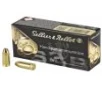 Sellier  amp  Bellot 9mm 124gr Jacketed Hollow Point 50CT -  50