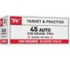 Winchester USA  45 ACP 230gr FMJ 100CT -  100