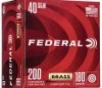 Federal Champion Training  40 S W 115gr FMJ 200ct -  200
