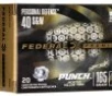 Federal Personal Defense Punch  40 S W 165 gr JHP 20ct -  20