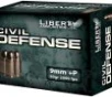 Liberty Civil Defense 9mm   P  50gr SCHP 20ct -  20