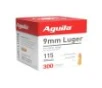 Aguila 9mm Luger 115 gr FMJ 300ct -  300