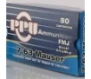 PPU 7 63mm Mauser 85 gr FMJ 50ct -  50