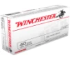Winchester USA  40 S W 165 gr  FMJ 50ct -  50