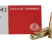 Sellier   Bellot 7 62x25mm Tokarev 85 gr FMJ  50ct -  50