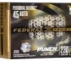 Federal Personal Defense Punch  45 ACP 230 gr JHP 20ct -  20