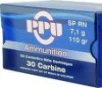 PPU  30 Carbine 110 gr SP 50ct -  50