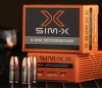 SIM-X 9mm 45 Grain HP Defense Core Ammunition -  100
