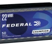 Federal Champion 22 WMR 40 grain FMJ  50 rd box 