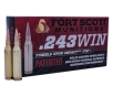 Fort Scott Munitions 243 Win 70 grain TUI LEAD FREE Hunting Defense  20 rd box 
