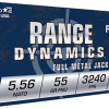 Fiocchi Shooting Dynamics 5 56  45 M193 55 grain FMJ Full Metal Jacket NEW BRASS CASED 3240 FPS  50 rd box 