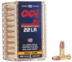 CCI Velocitor Small Game 22 LR 40 grain Copper Plated HP 1435 FPS  50 rd box 