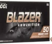 CCI Blazer Brass 380 acp 95 grain FMJ  50 rd box 