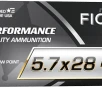 Fiocchi Hyperformance Defense 5 7  28 FN 40 grain Tipped Hollow Point 1750 FPS 50 rd box 500 rd case x 4 FREE SHIPPING  2000 rd case 