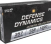 Fiocchi Defense Dynamics  357 Mag 158 grain JHP Jacketed Hollow Point 1220 FPS  50 rd box 