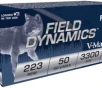 Fiocchi Field Dynamics  223 REM 50 grain VMAX Polymer Tip 3300 FPS  50 rd box 