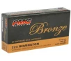 PMC Bronze  223 REM 55 grain FMJ Full Metal Jacket 2900 FPS 20 rd box FREE SHIPPING SHIPS MONDAY 7 21  1000 rd case 