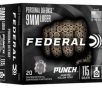 Federal Personal Defense Punch 9mm 115 grain JHP Jacketed Hollow Point  20 rd box 
