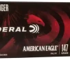 Federal American Eagle 9mm 147 grain FMJ Full Metal Jacket 1000 FPS 50 rd box FREE SHIPPING  1000 rd case 