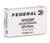 Federal  223 REM 62 grain Tactical Bonded Soft Point Training Only 3050 FPS  20 rd box 