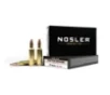 Nosler Custom Competition Match Grade 22 Nosler Rifle Ammunition 20 Round Box