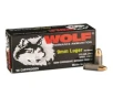 WOLF Performance FMJ 9mm Handgun Ammunition 50 Round Box