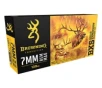 Browning BXS Solid Expansion 7mm Remington Magnum Rifle Ammunition 20 Round Box