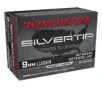 Winchester Silvertip JHP 9mm Handgun Ammunition 20 Round Box