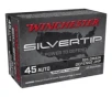 Winchester Silvertip JHP 45 ACP Handgun Ammunition 20 Round Box