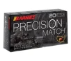 Barnes Precision Match 6mm Creedmoor Rifle Ammunition 20 Round Box