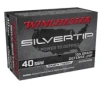 Winchester Silvertip JHP 40 S W Handgun Ammunition 20 Round Box