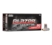 Blazer Ammunition Blazer Clean-Fire TMJ Aluminum Case 9mm Handgun Ammunition 50 Round Box
