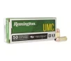Remington UMC JHP 40 S W Handgun Ammunition 50 Round Box
