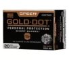 Speer Gold Dot Personal Protection Short Barrel 45 ACP Handgun Ammunition 20 Round Box