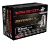 Winchester Elite Defender Bonded JHP 10mm Auto Handgun Ammunition 20 Round Box