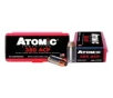 Atomic Ammunition Bonded Match HP Defensive 380 ACP Handgun Ammunition 20 Round Box