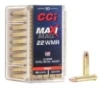 CCI Maxi-Mag TMJ Target Rimfire Ammunition 50 Round Box