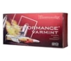 Hornady Superformance Varmint Rifle Ammunition 20 Round Box