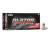 Blazer Ammunition Blazer FMJ Aluminum Case 40 S W Handgun Ammunition 50 Round Box