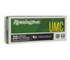 Remington UMC FMJ 223 Remington Rifle Ammunition 20 Round Box