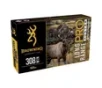 Browning LR PRO Hunter Sierra Tipped GameKing 308 Winchester Rifle Ammunition 20 Round Box