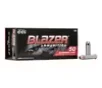 Blazer Ammunition Blazer JHP Aluminum Case 38 Special  P Handgun Ammunition 50 Round Box