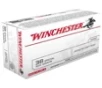 Winchester USA 38 Spl 125gr JSP 38 Special Handgun Ammunition 50 Round Box