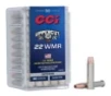 CCI Uppercut JHP 22 Winchester Magnum Rimfire  WMR  Rimfire Ammunition 50 Round Box